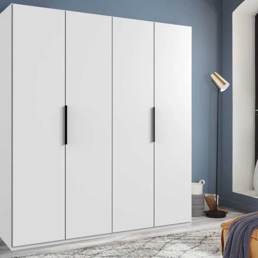 Kledingkast Oss Wit - 200x216x58 cm