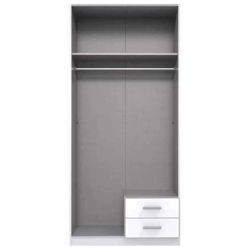 Kledingkast Stratum Naturel - 90x199x58 cm