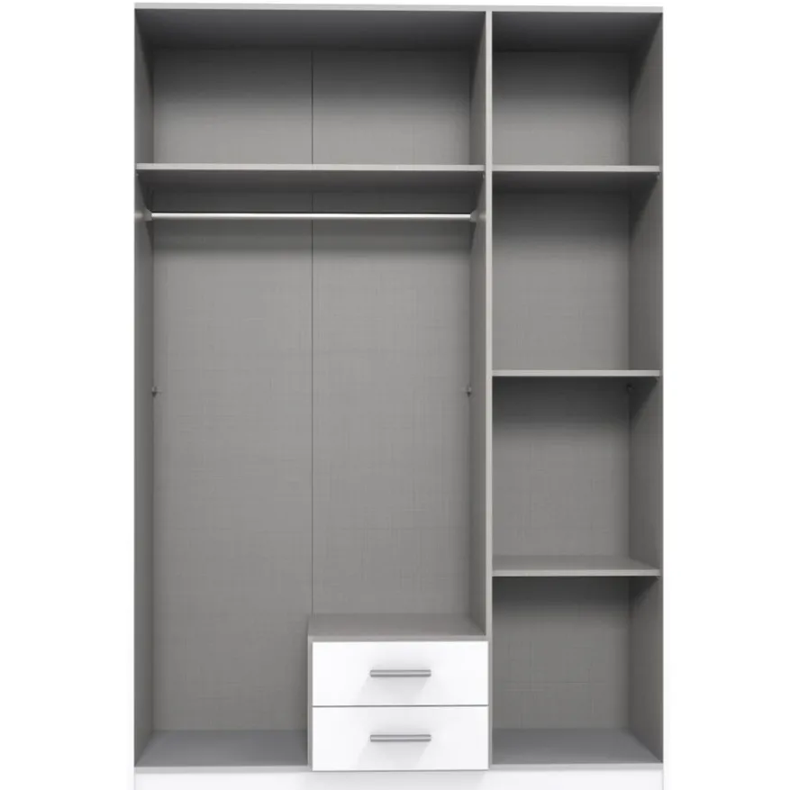 Kledingkast Stratum Naturel - 135x199x58 cm