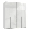Kledingkast Tudela Hoogglans Wit - 180x210x58 cm