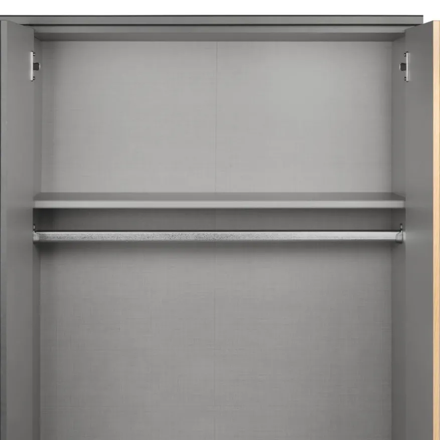 Kledingkast Veghel Wit - 225x210x58 cm
