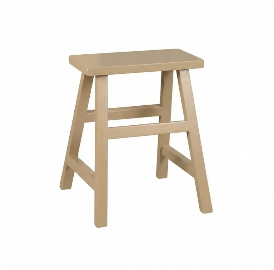 Kruk Monto Grijs / Beige - 40x20 cm