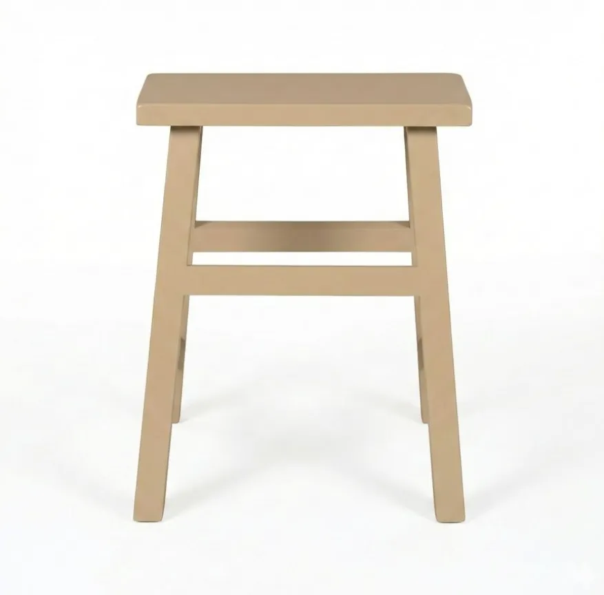 Kruk Monto Grijs / Beige - 40x20 cm