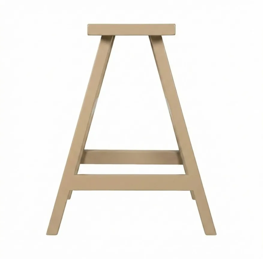 Kruk Monto Grijs / Beige - 40x20 cm