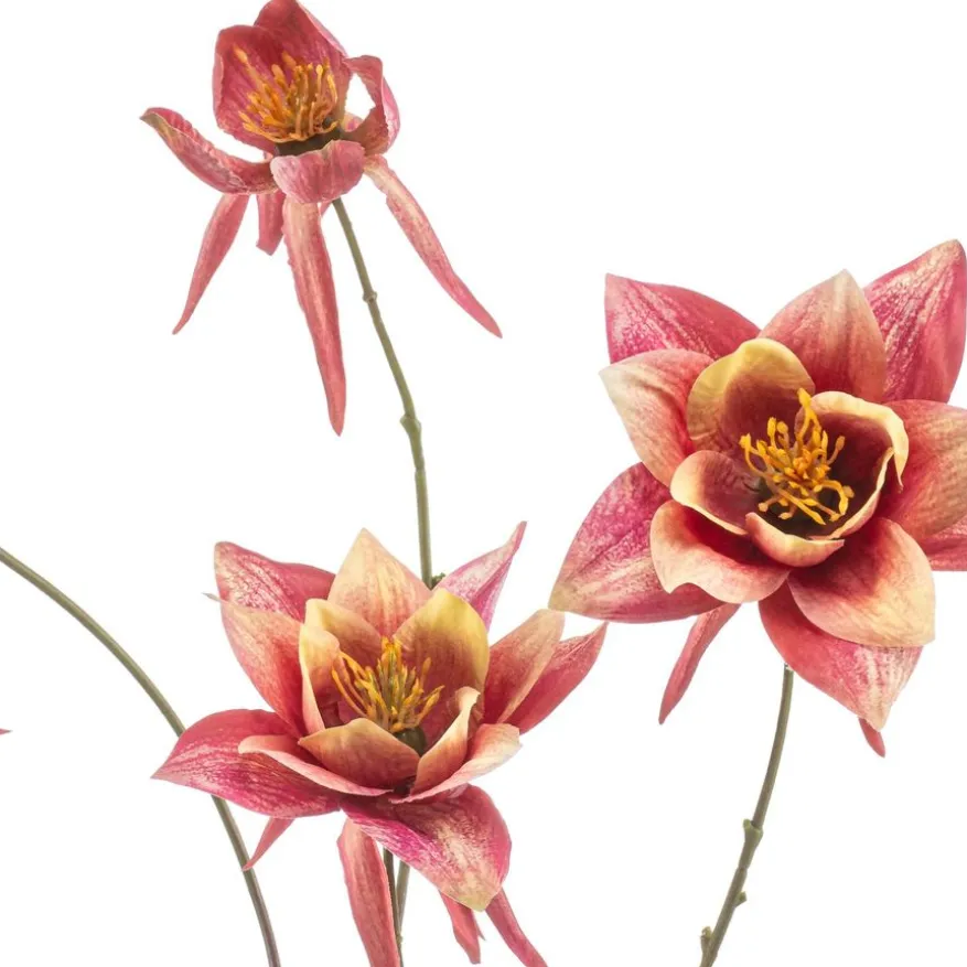 Kunstbloem Aquilegia Roze - 93 cm