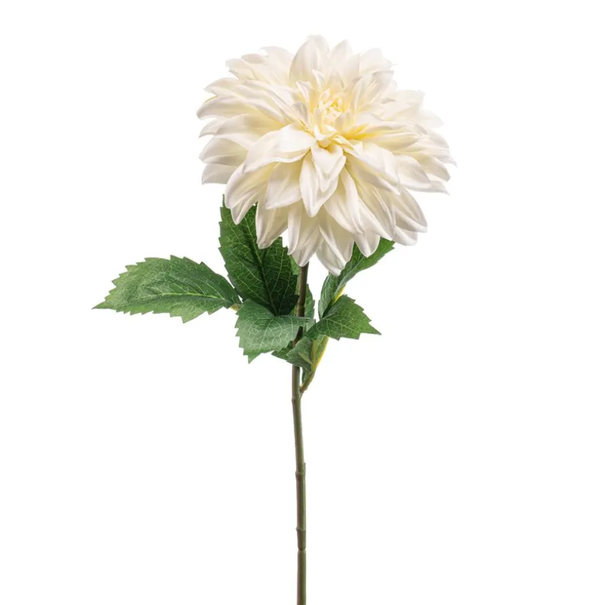 Kunstbloem Dahlia Crème - 65 cm
