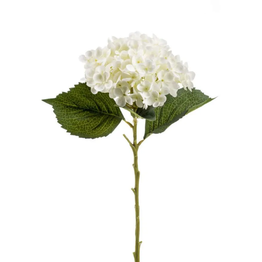 Kunstbloem Hydrangea Crème - 52 cm