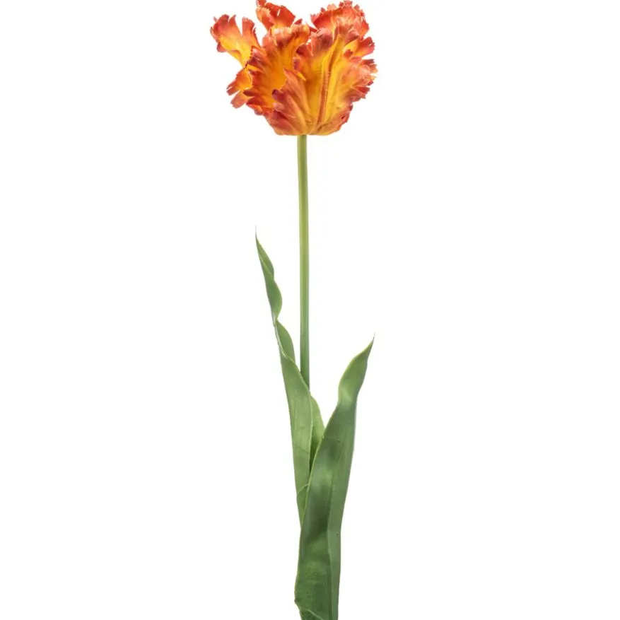 Kunstbloem Tulip Oranje - 68 cm