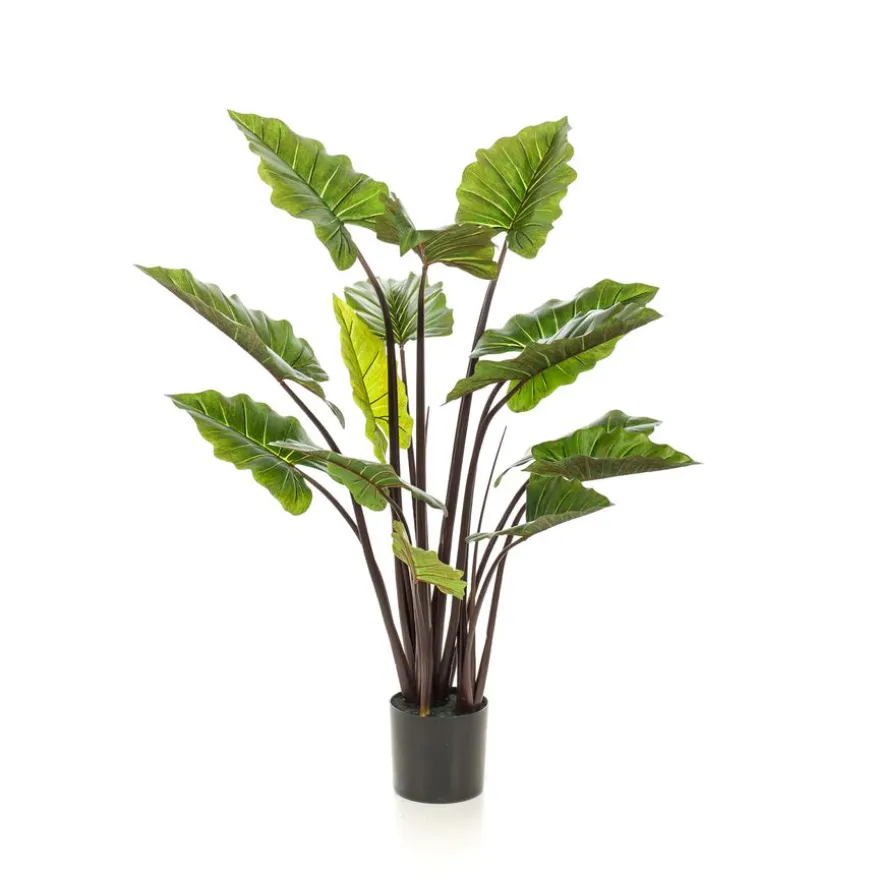 Kunstplant Colocasia Groen - 130 cm hoog