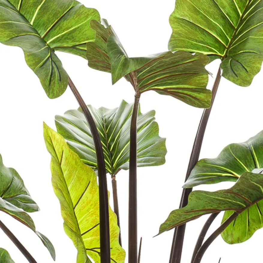 Kunstplant Colocasia Groen - 130 cm hoog