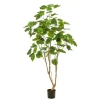 Kunstplant Ficus Umbellata Groen - 180 cm hoog