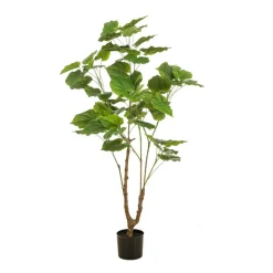 Kunstplant Ficus Umbellata Groen - 125 cm hoog