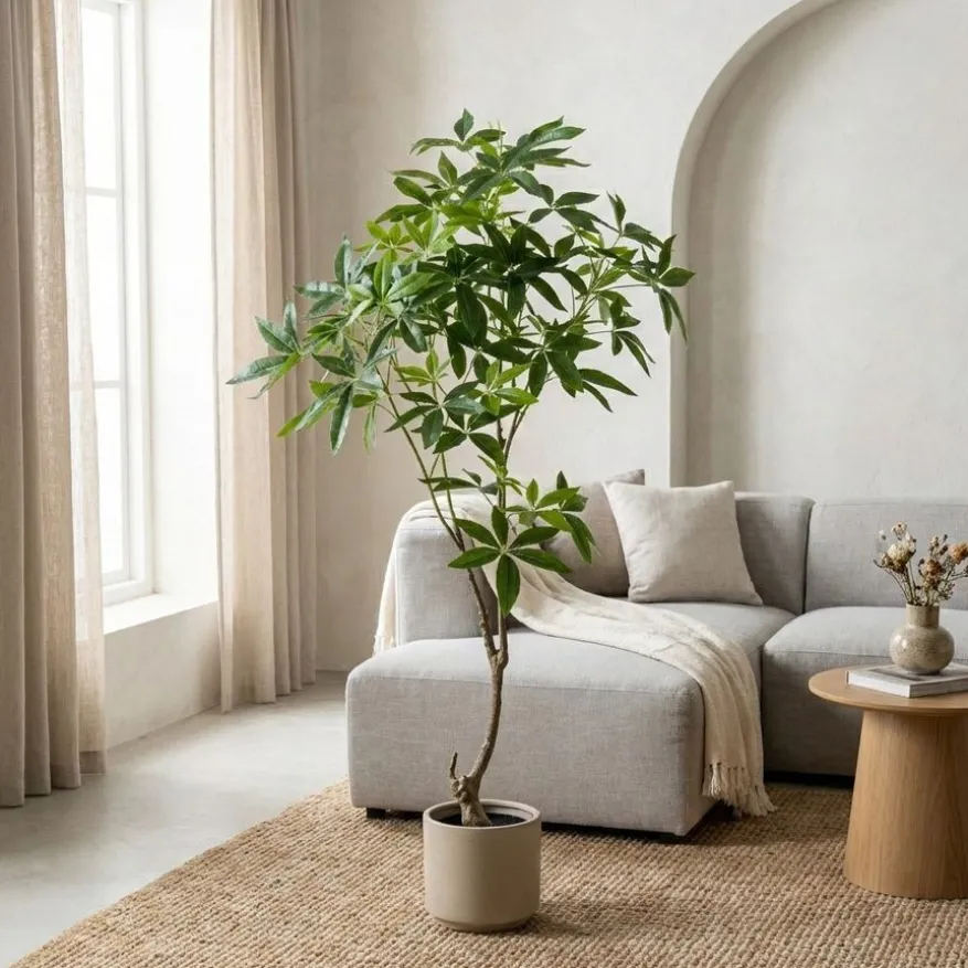 Kunstplant Pachira Groen - 150 cm hoog