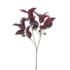 Kunsttak Eucalyptus Rood - 80 cm