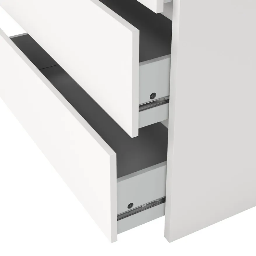 Ladekast Atlanta Wit - 80x84x48 cm