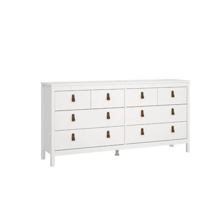 Ladekast Dallas Wit - 160x80x39 cm