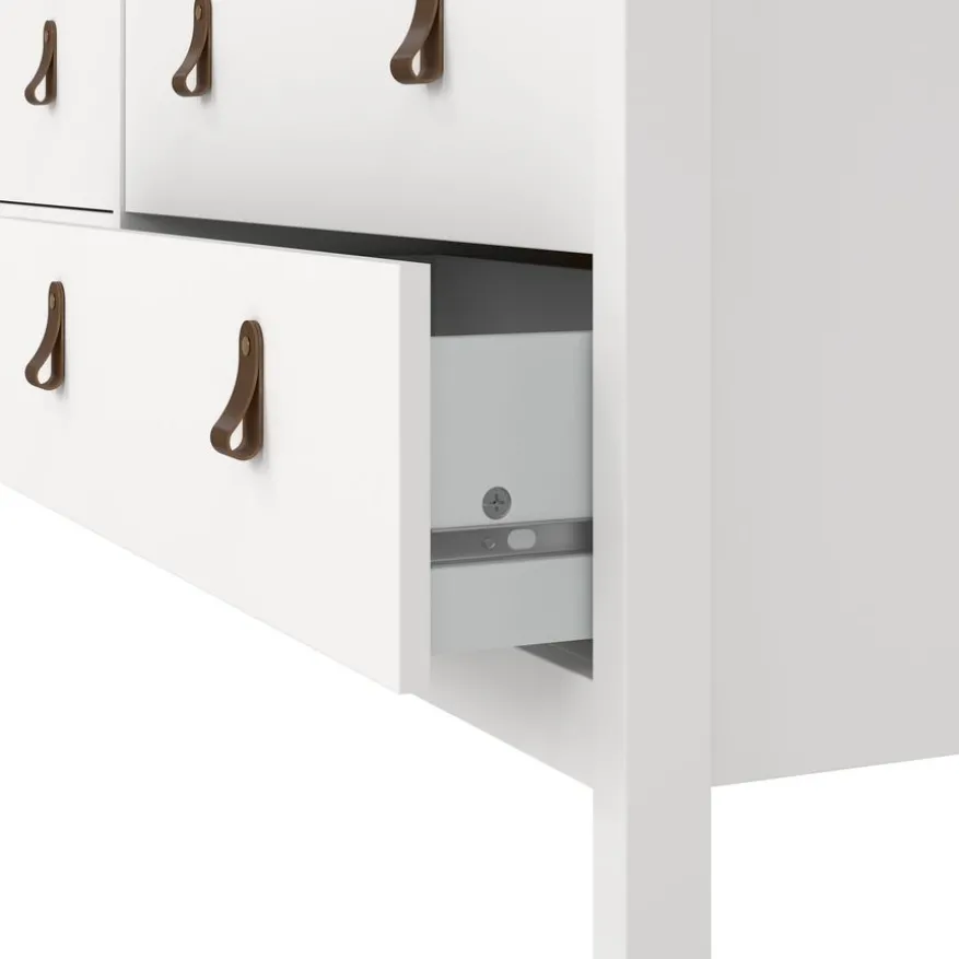 Ladekast Dallas Wit - 160x80x39 cm