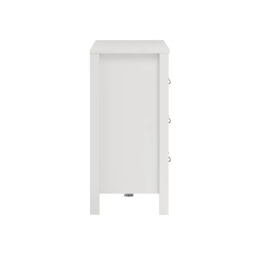 Ladekast Dallas Wit - 160x80x39 cm