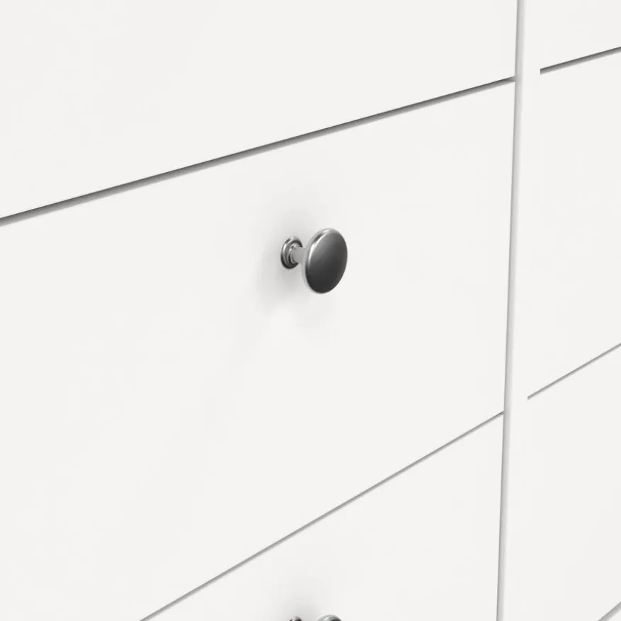Ladekast Dallas Wit - 160x80x39 cm