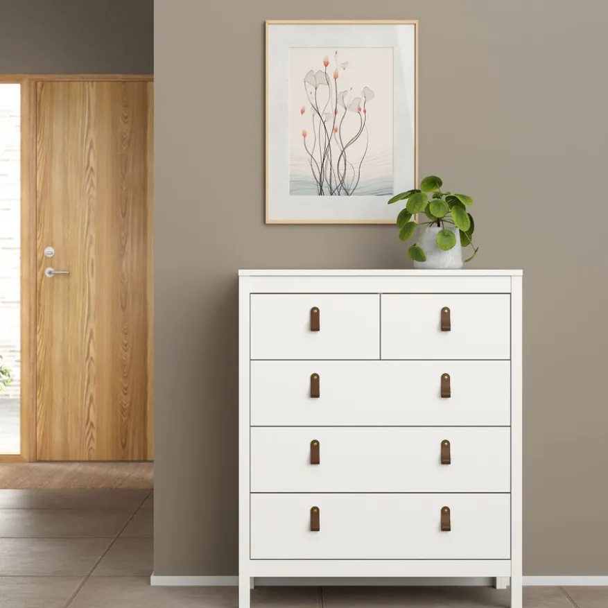 Ladekast Dallas Wit - 83x99x39 cm