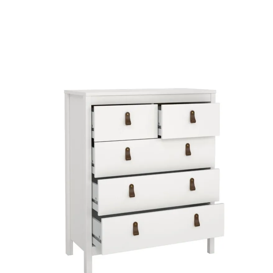 Ladekast Dallas Wit - 83x99x39 cm