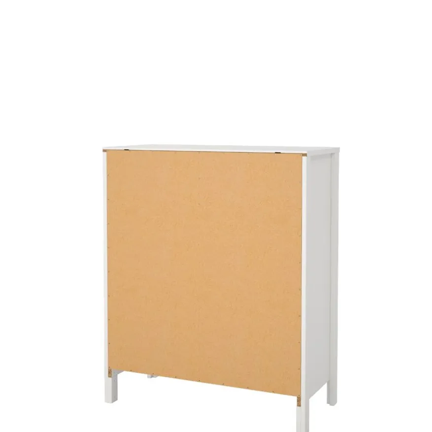 Ladekast Dallas Wit - 83x99x39 cm