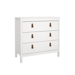 Ladekast Dallas Wit - 84x80x39 cm