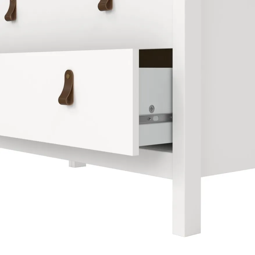 Ladekast Dallas Wit - 84x80x39 cm