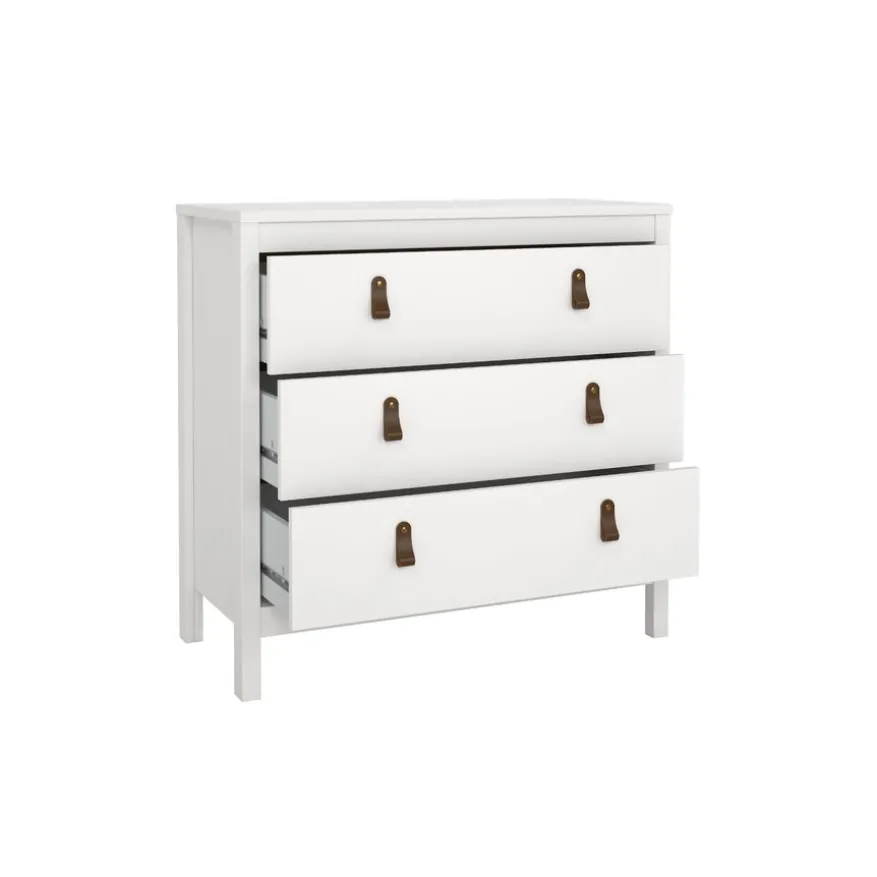 Ladekast Dallas Wit - 84x80x39 cm