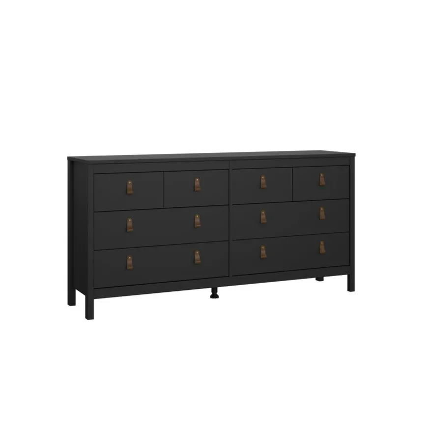 Ladekast Dallas Zwart - 160x80x39 cm