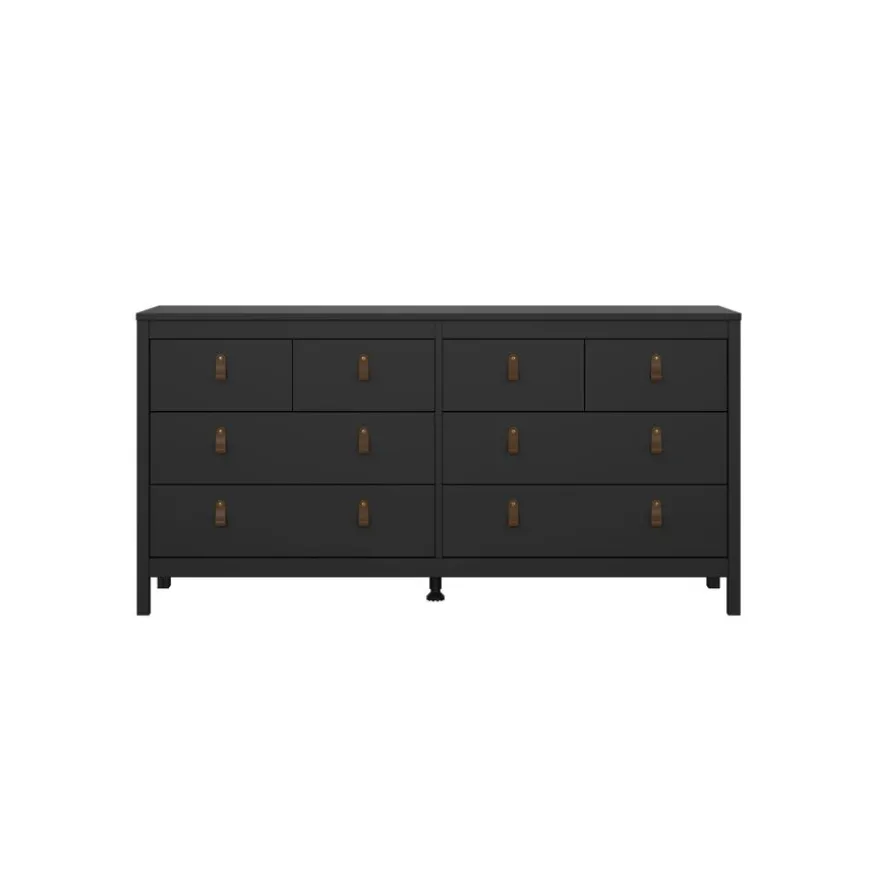 Ladekast Dallas Zwart - 160x80x39 cm