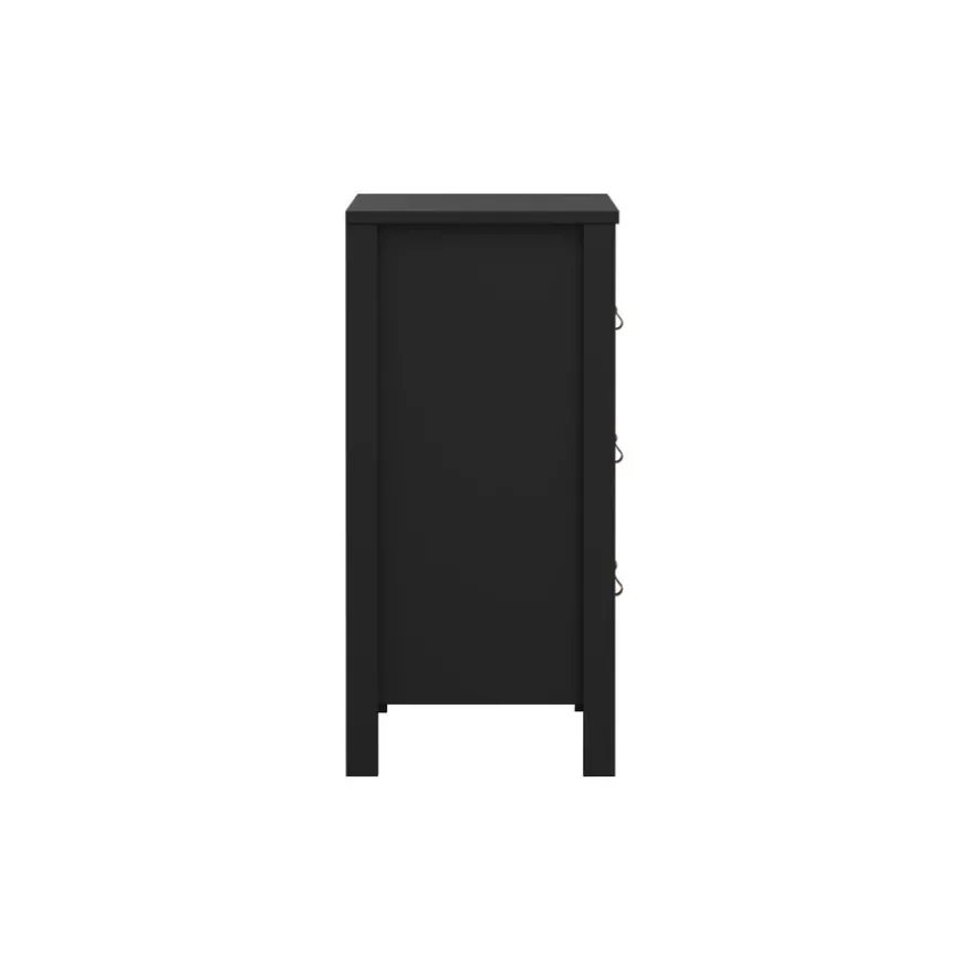 Ladekast Dallas Zwart - 84x80x39 cm