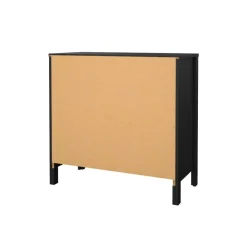 Ladekast Dallas Zwart - 84x80x39 cm