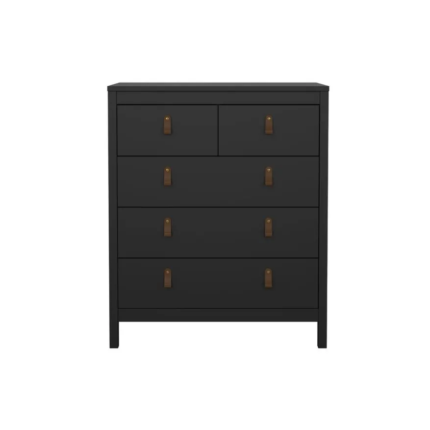 Ladekast Dallas Zwart - 83x99x39 cm