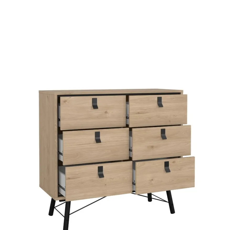Ladekast Denver Eiken - 102x95x40 cm