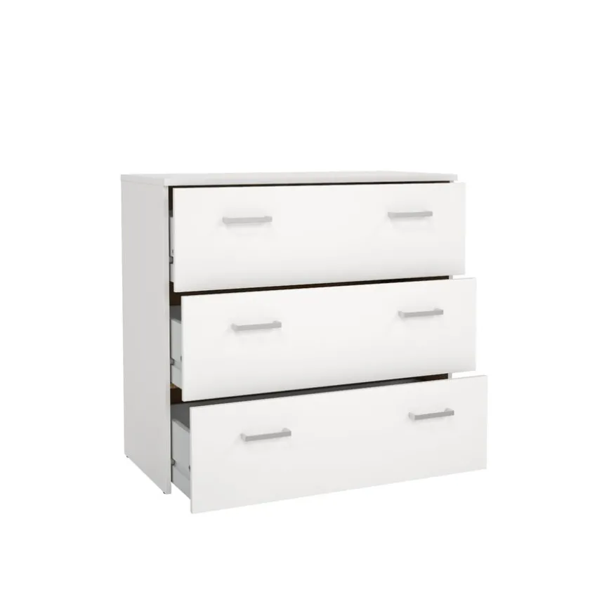 Ladekast Harper Wit - 75x70x36 cm