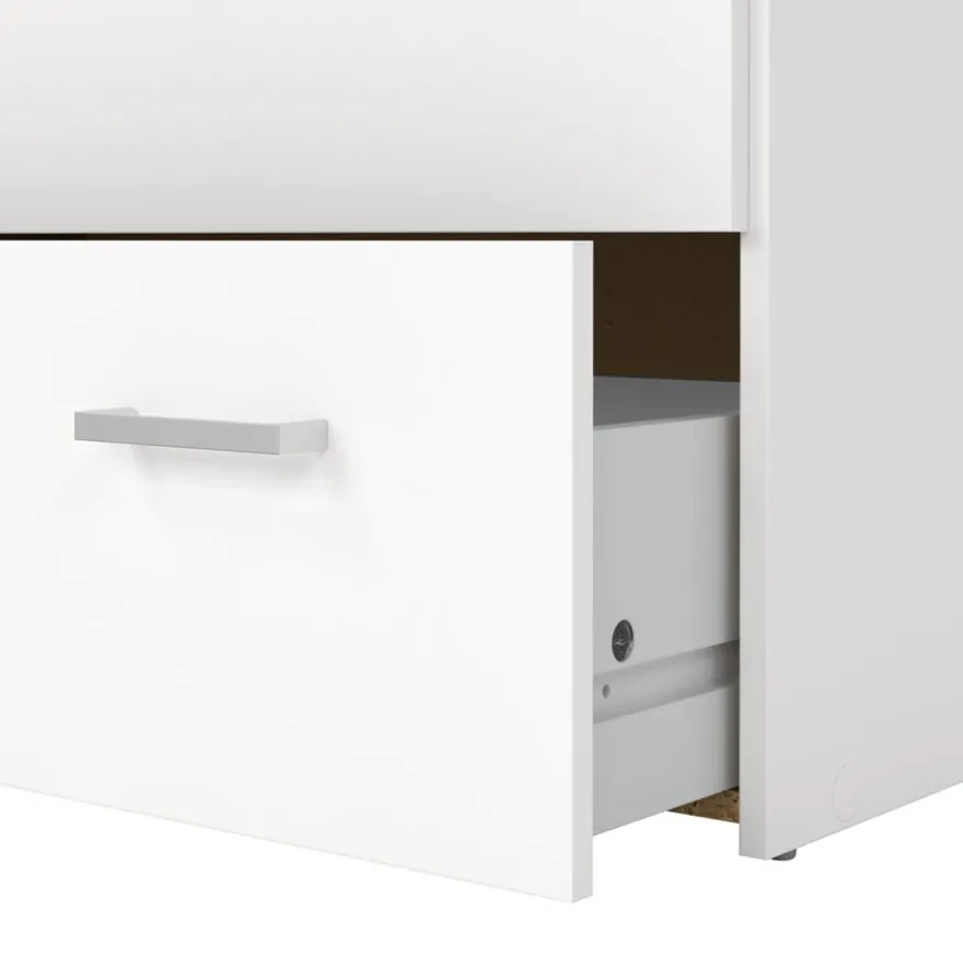 Ladekast Harper Wit - 75x115x36 cm