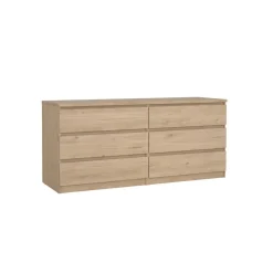 Ladekast Luna Eiken - 154x71x50 cm