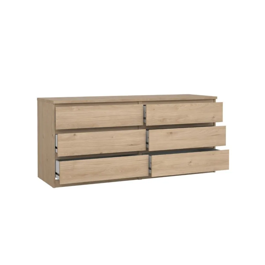 Ladekast Luna Eiken - 154x71x50 cm