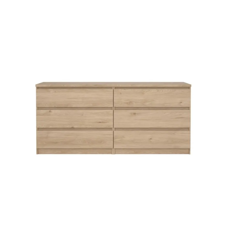 Ladekast Luna Eiken - 154x71x50 cm