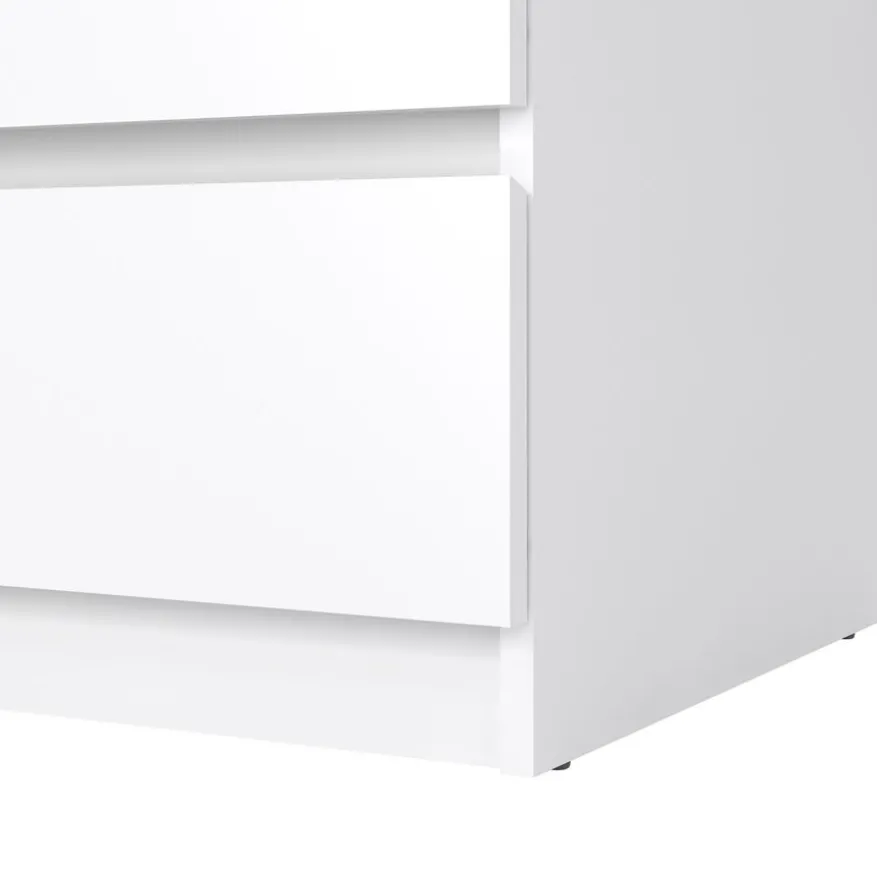 Ladekast Luna Hoogglans Wit - 77x71x50 cm