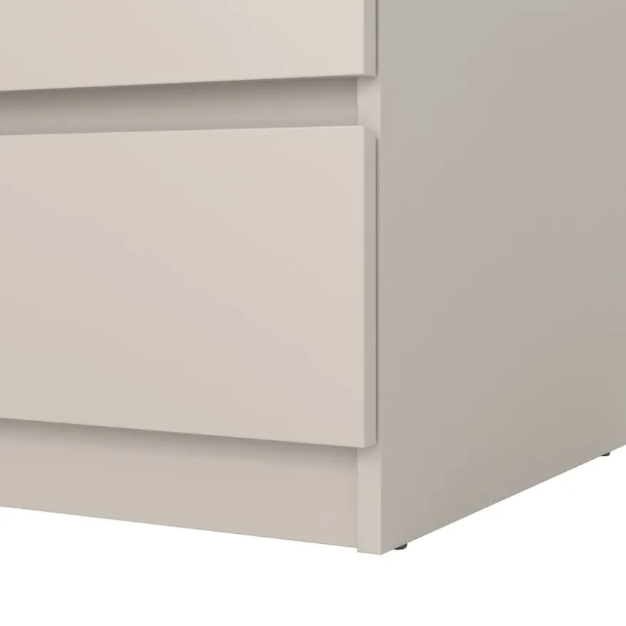 Ladekast Luna Taupe / Eiken - 77x71x50 cm