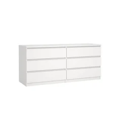 Ladekast Luna Wit - 154x71x50 cm