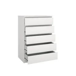 Ladekast Luna Wit - 77x112x50 cm