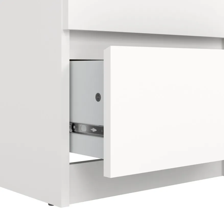 Ladekast Luna Wit - 41x112x50 cm