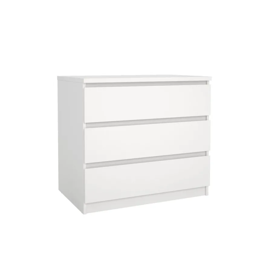 Ladekast Luna Wit - 77x71x50 cm