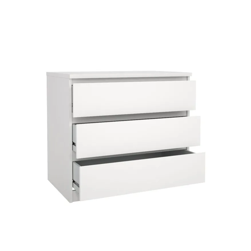 Ladekast Luna Wit - 77x71x50 cm