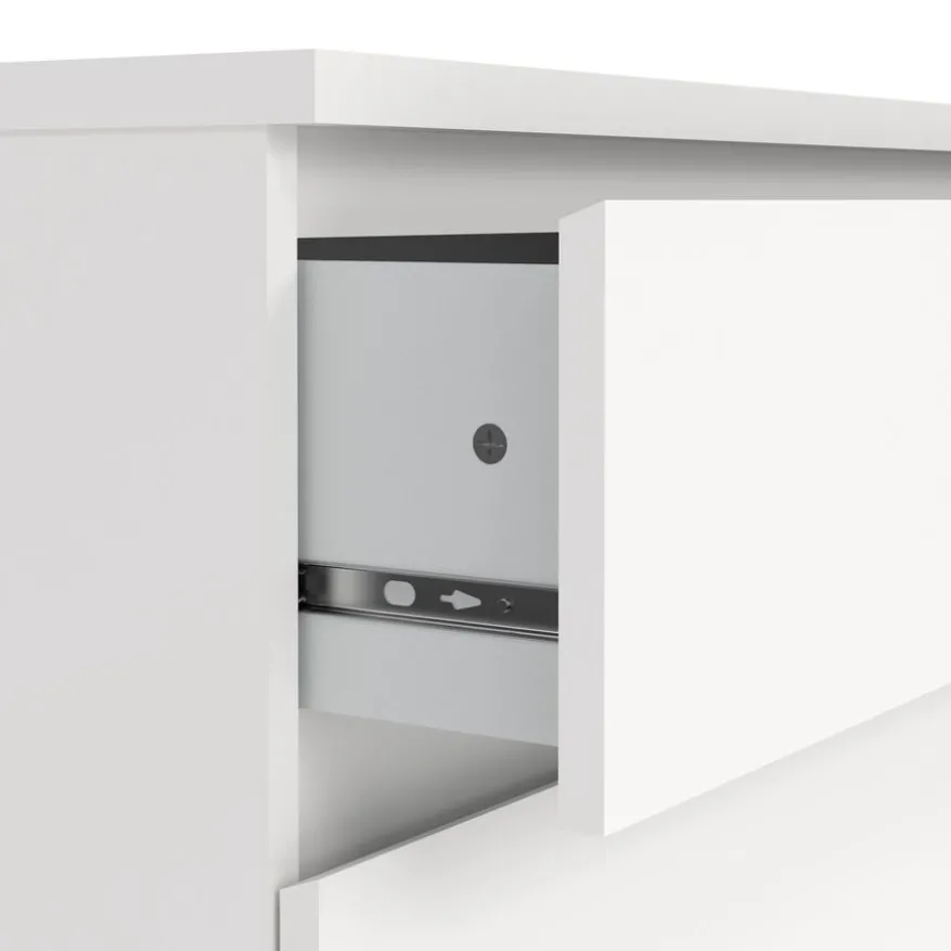 Ladekast Luna Wit - 77x71x50 cm