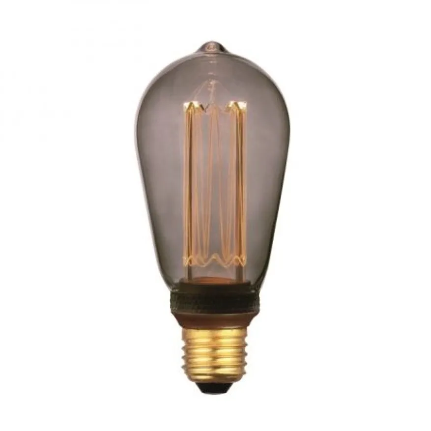 Lichtbron Luce Zwart - E27 - Ø 6,5 cm