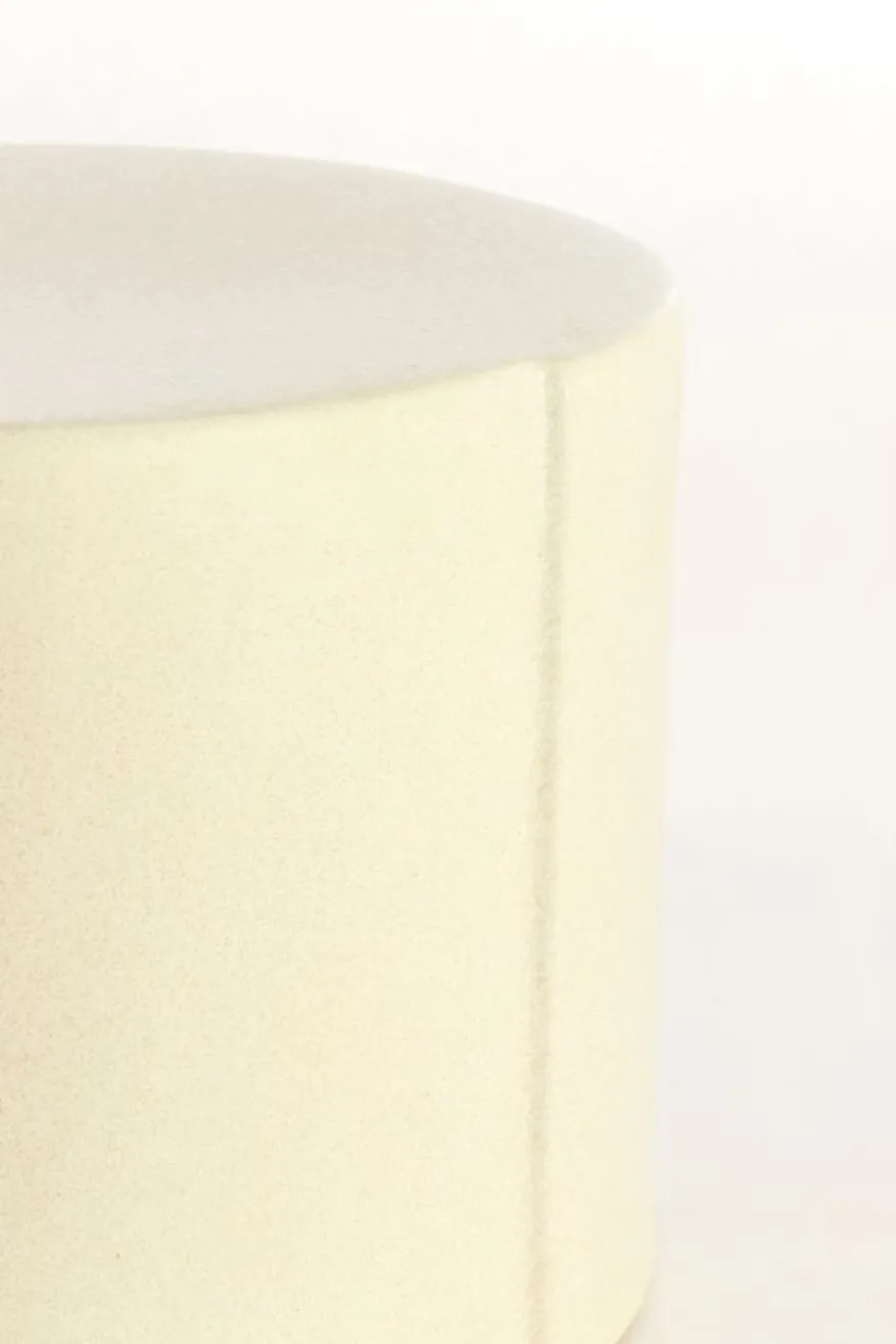 Light & Living Bijzettafel Chulilla Crème - Ø 42 cm